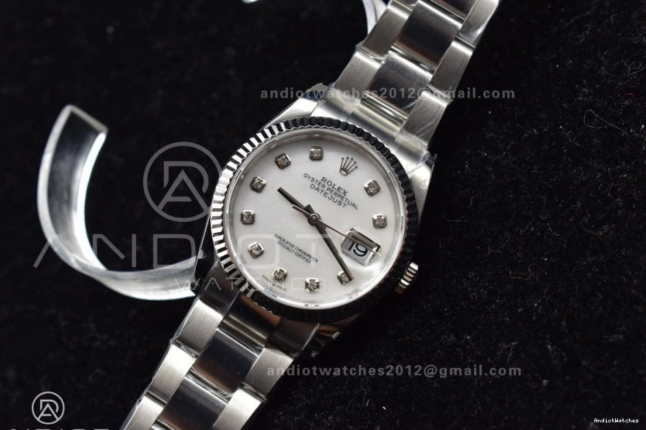 Oyster 316F Jubilee DateJust Diamond Dial A 580 HighQuality Steel 1:1 36 BPF Bracelet On Best Edition SS 0209